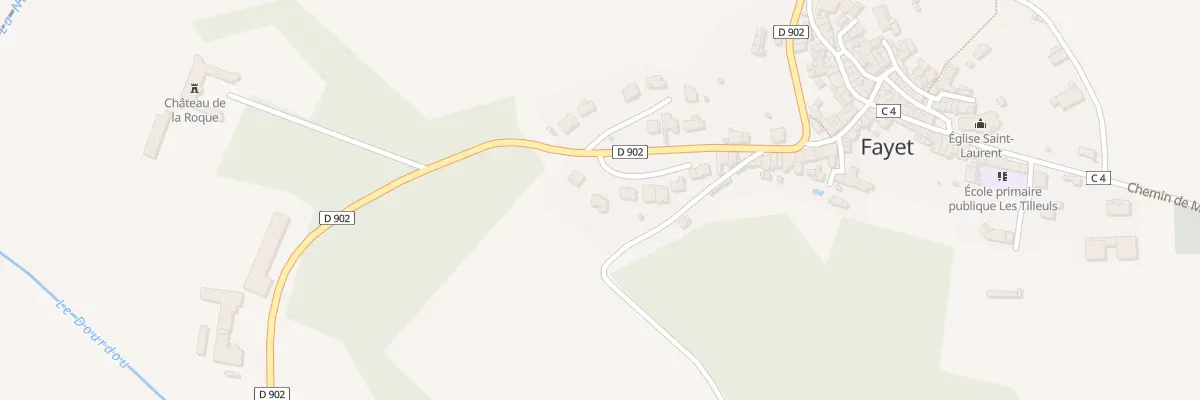 Plan du 5256 Le Plo à Fayet