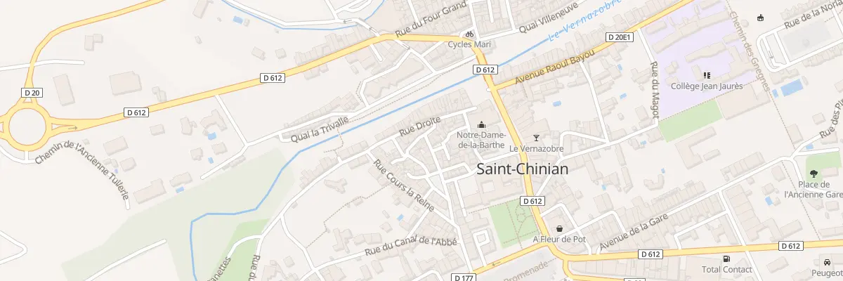 Plan du 11 Rue de la Ville à Saint-Chinian