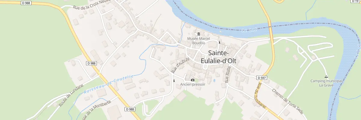 Plan du 5029A Sainte Eulalie d’Olt à Sainte-Eulalie-d’Olt