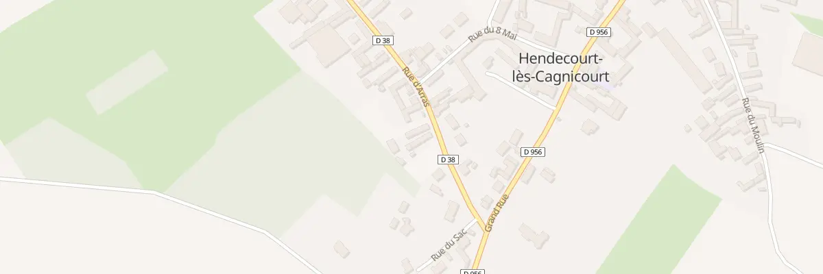Plan du 5 Rue d’Arras à Hendecourt-lès-Cagnicourt