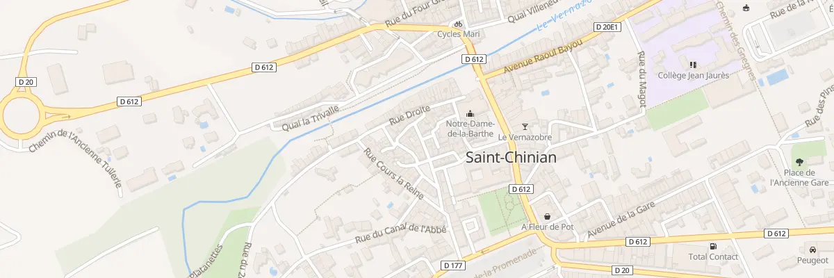 Plan du 9 Rue de la Ville à Saint-Chinian
