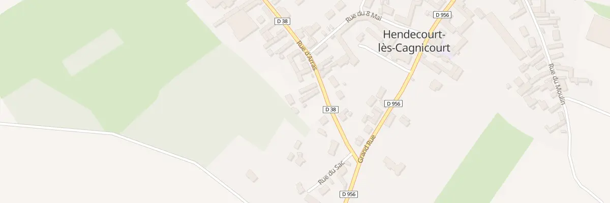 Plan du 3 Rue d’Arras à Hendecourt-lès-Cagnicourt
