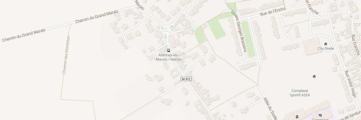 Plan du 68 Rue du Marais à Allennes-les-Marais