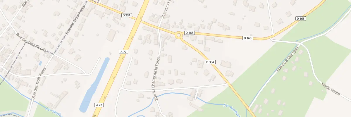 Plan du 7 Rue du Champ de la Forge à Saint-Père