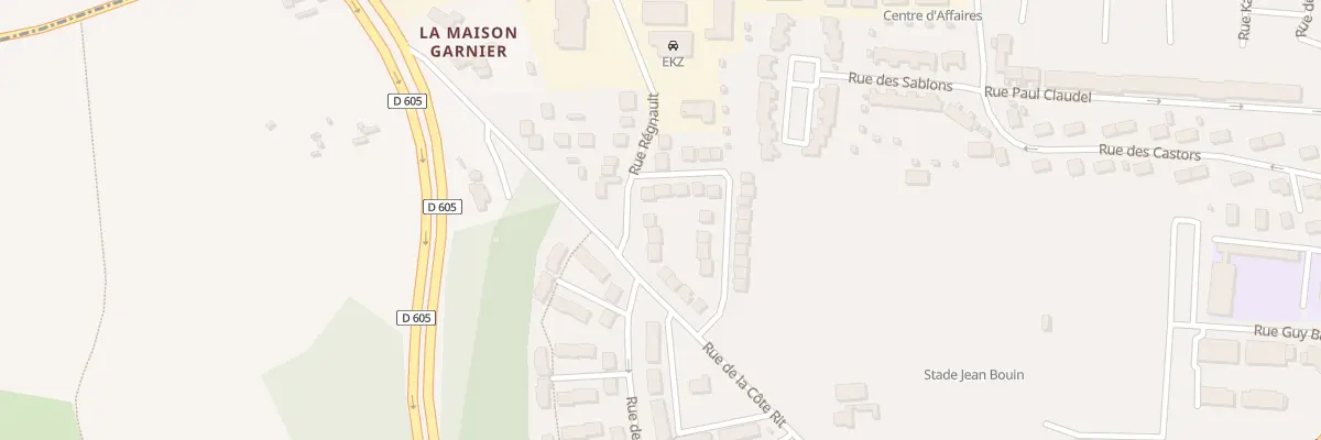 Plan du 5 Rue Regnault à Montereau-Fault-Yonne