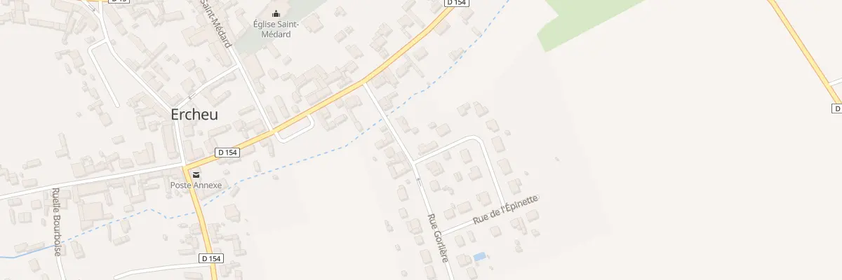 Plan du 5 Rue Gorlière à Ercheu