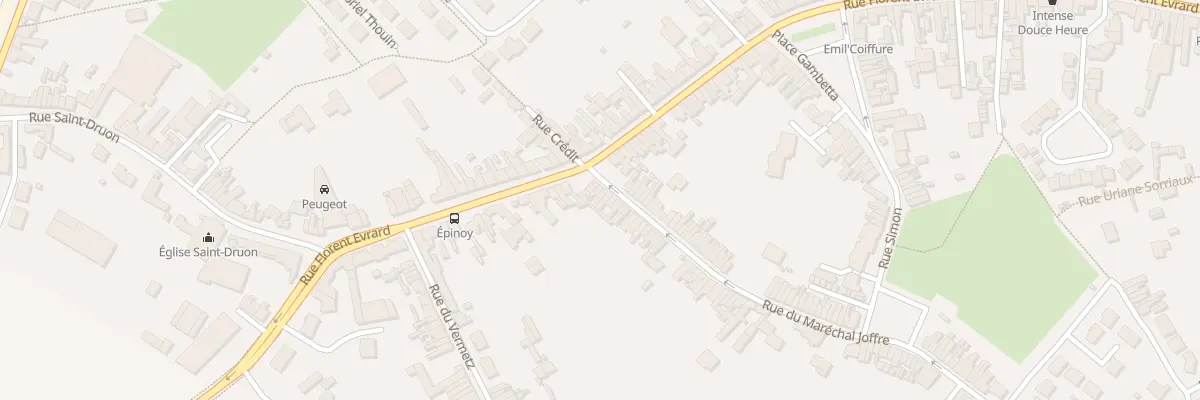 Plan du 4 Rue du Maréchal Joffre à Carvin