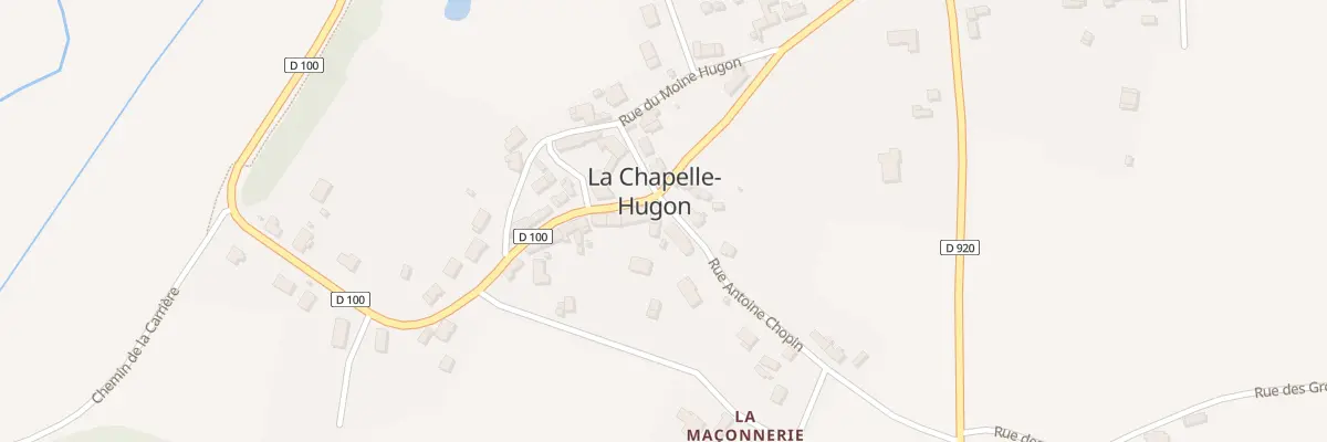 Plan du 2 Rue Antoine Chopin à La Chapelle-Hugon
