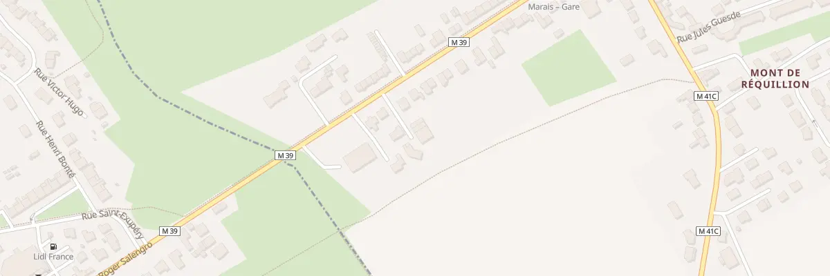 Plan du 98A Rue du Général De Gaulle à Allennes-les-Marais