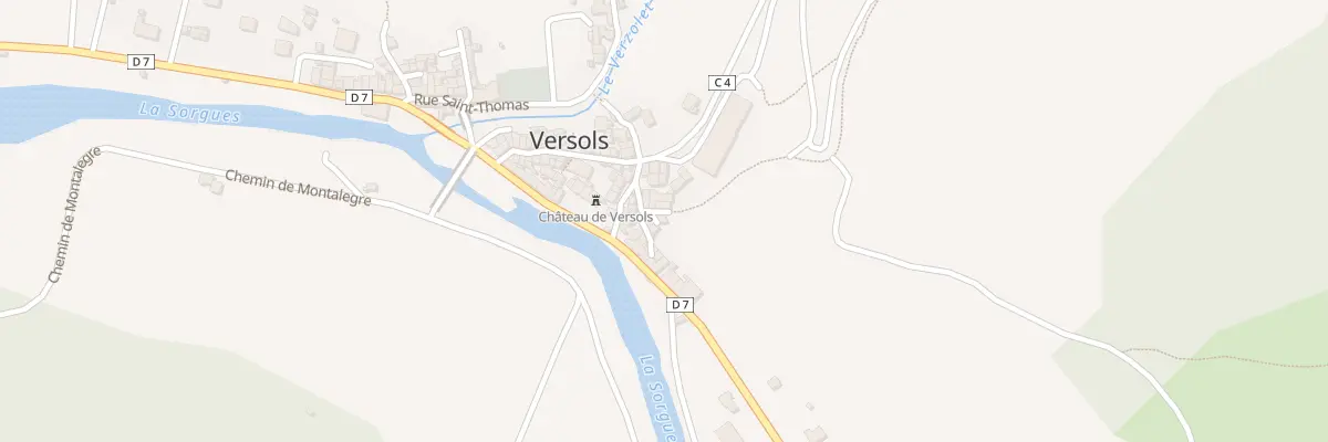 Plan du 5010A Rue du Chateau à Versols-et-Lapeyre