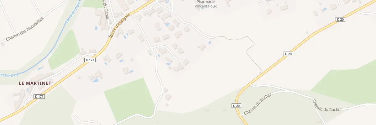 Plan du 5 Imp de l’Argentière à Saint-Chinian