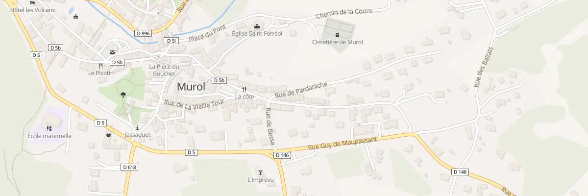 Plan du 9003 Rue de la pardaniche à Murol