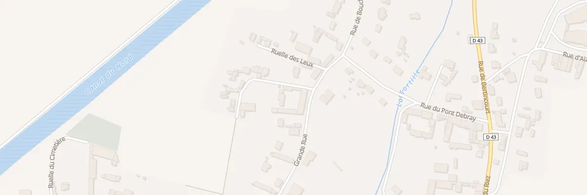 Plan du 15 Gr Grande Rue à Allaines