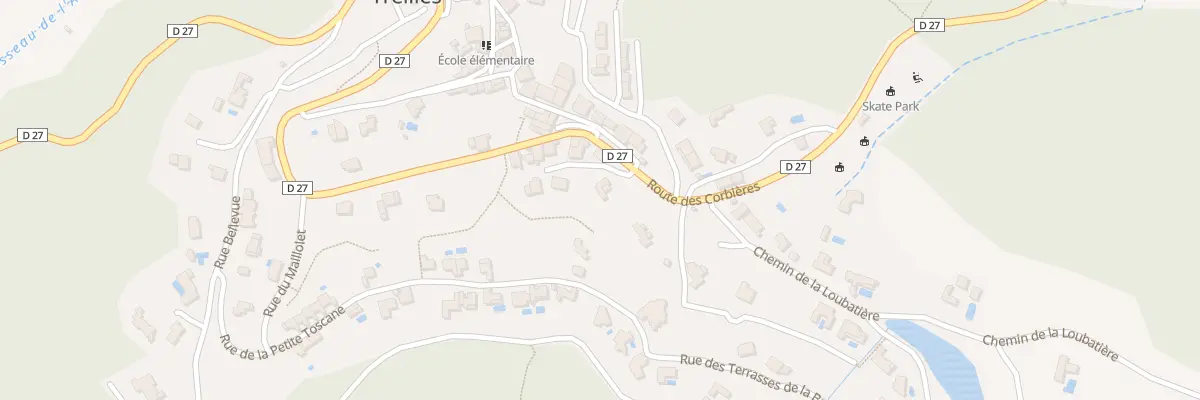 Plan du 1 Imp de la Bade à Treilles