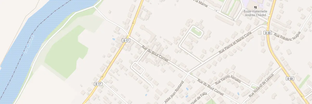 Plan du 13 Rue du Bout Cornet à Trilport