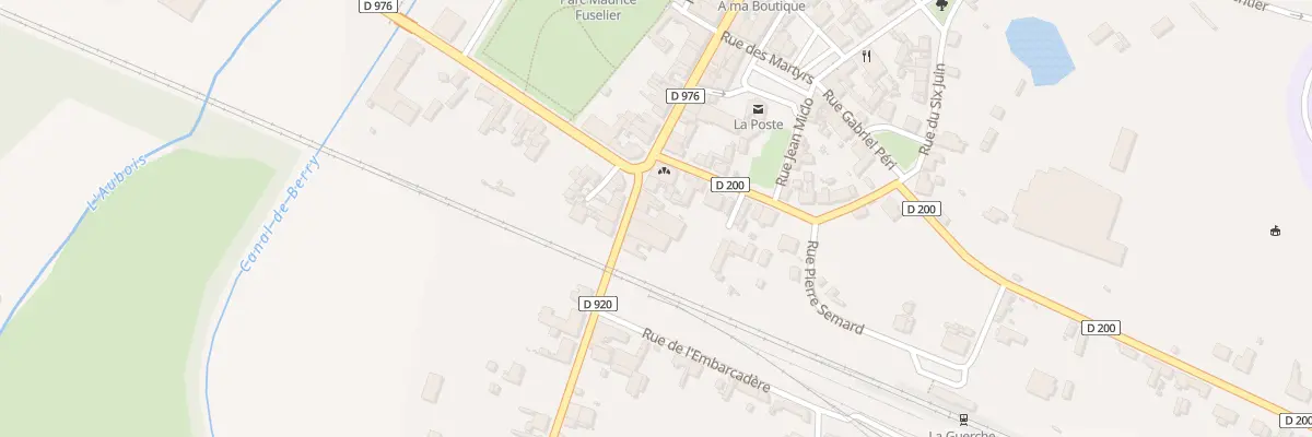 Plan du 8 Rue Jean Jaurès à La Guerche-sur-l’Aubois