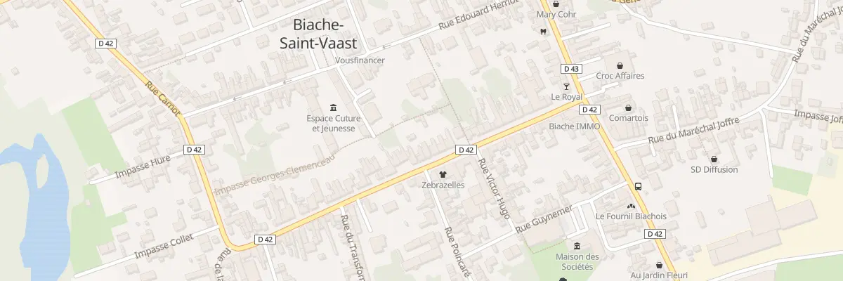 Plan du 35 Rue Georges Clemenceau à Biache-Saint-Vaast