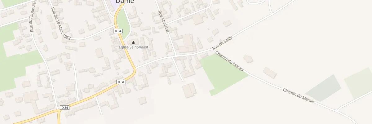 Plan du 12 Rue de Sailly à Boiry-Notre-Dame