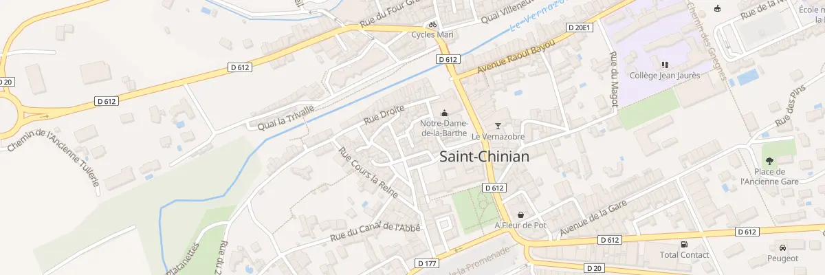 Plan du 7 Rue des Savetiers à Saint-Chinian