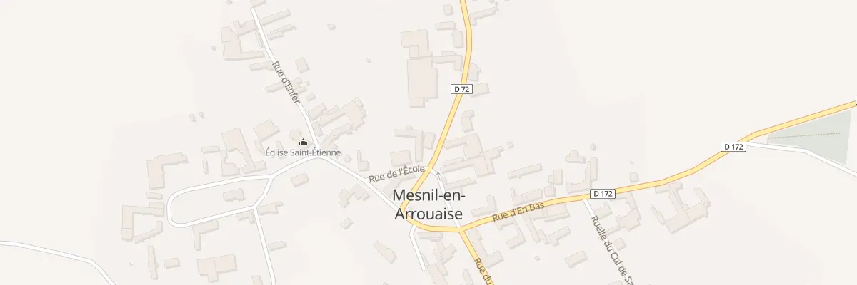 Plan du 1 Rue de Rocquigny à Mesnil-en-Arrouaise