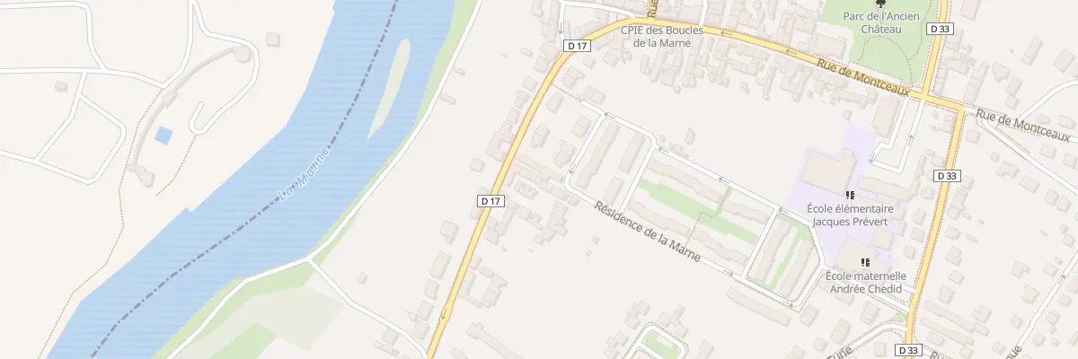 Plan du 17 Rue de Fublaines à Trilport