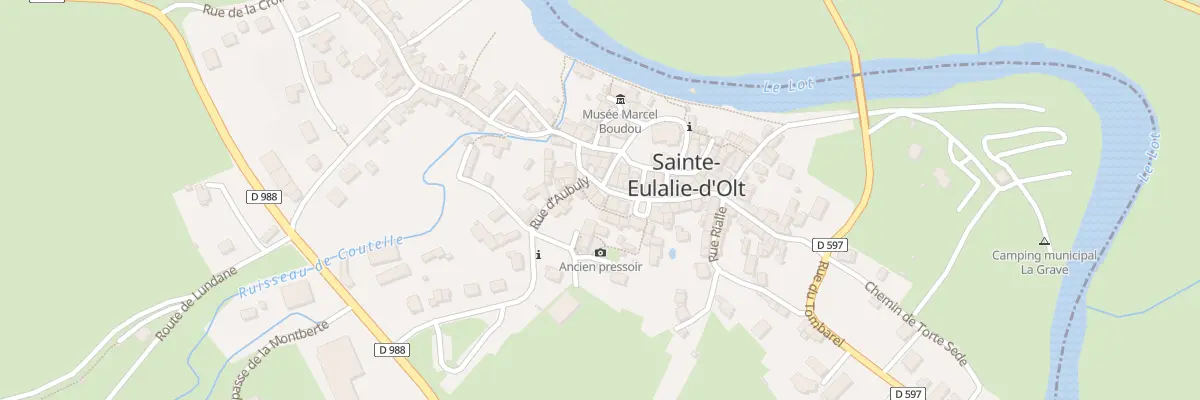 Plan du 5040 Sainte Eulalie d’Olt à Sainte-Eulalie-d’Olt
