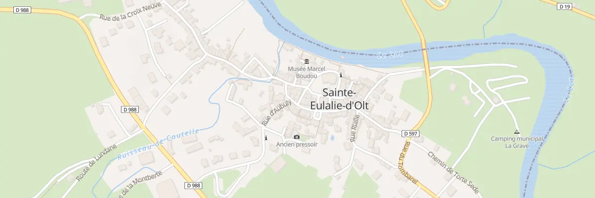 Plan du 5021 Sainte Eulalie d’Olt à Sainte-Eulalie-d’Olt