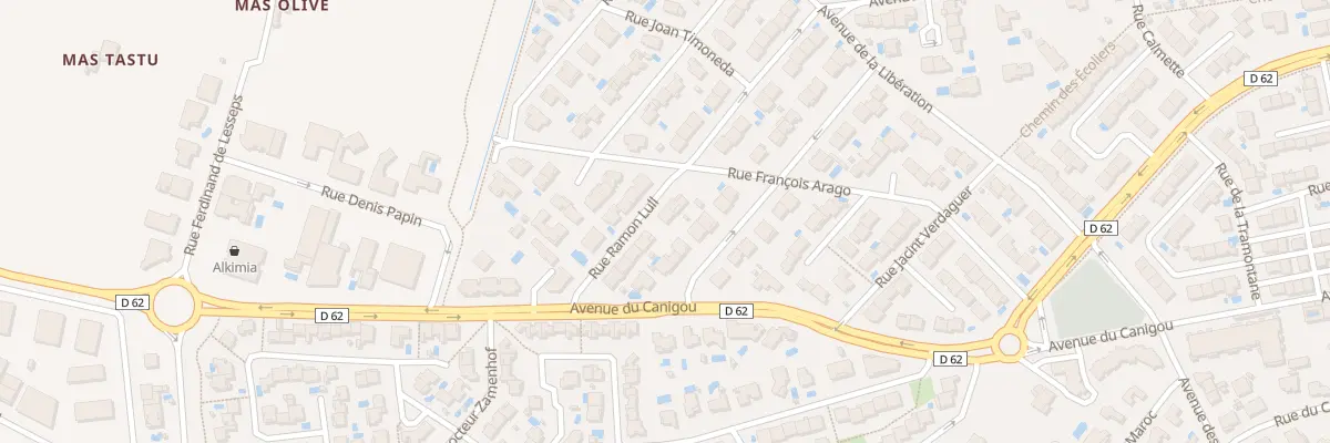 Plan du 3 Rue Ramon Lull à Saleilles