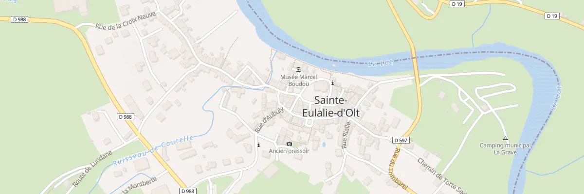 Plan du 5015 Sainte Eulalie d’Olt à Sainte-Eulalie-d’Olt