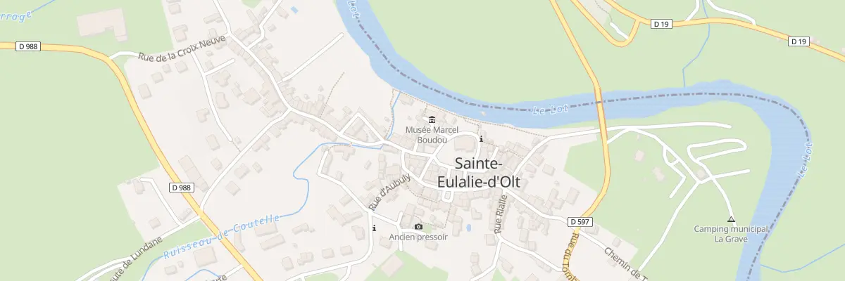 Plan du 5009 Sainte Eulalie d’Olt à Sainte-Eulalie-d’Olt