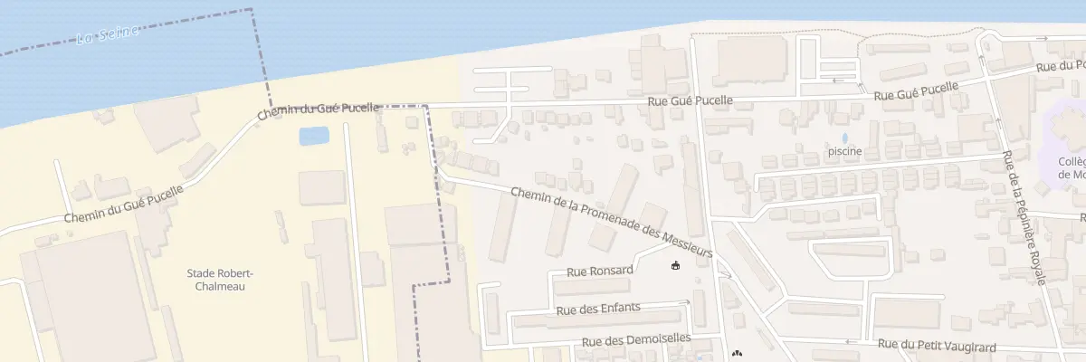 Plan du 16 Che Promenade Messieurs à Montereau-Fault-Yonne