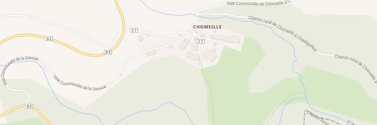 Plan du 5085 Chomeille à Saint-Victor-la-Rivière