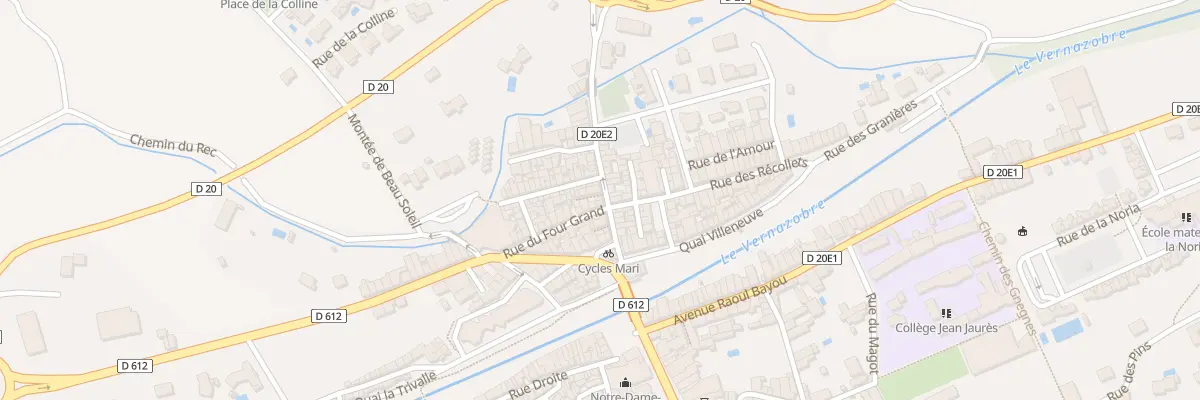 Plan du 9 Rue Saint Laurent à Saint-Chinian