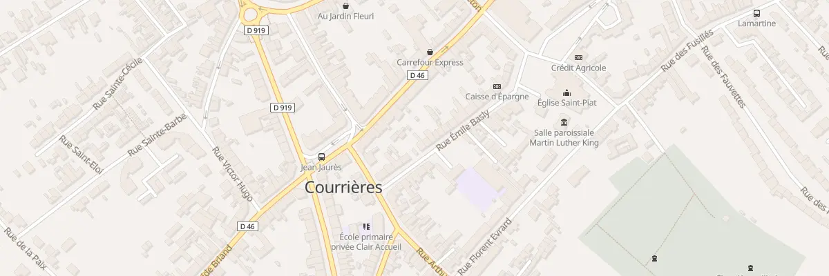 Plan du 30 Rue Emile Basly à Courrières