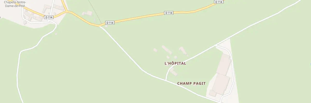 Plan du 5615 L’hopital à Allanche