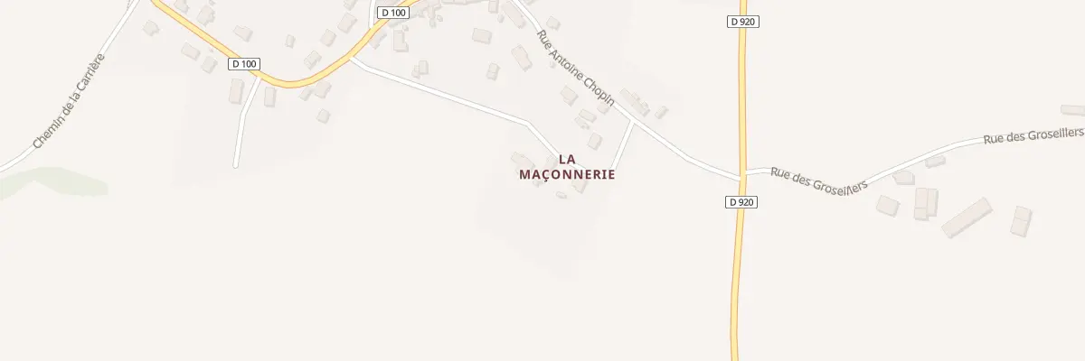 Plan du 7 Rue de la Maçonnerie à La Chapelle-Hugon