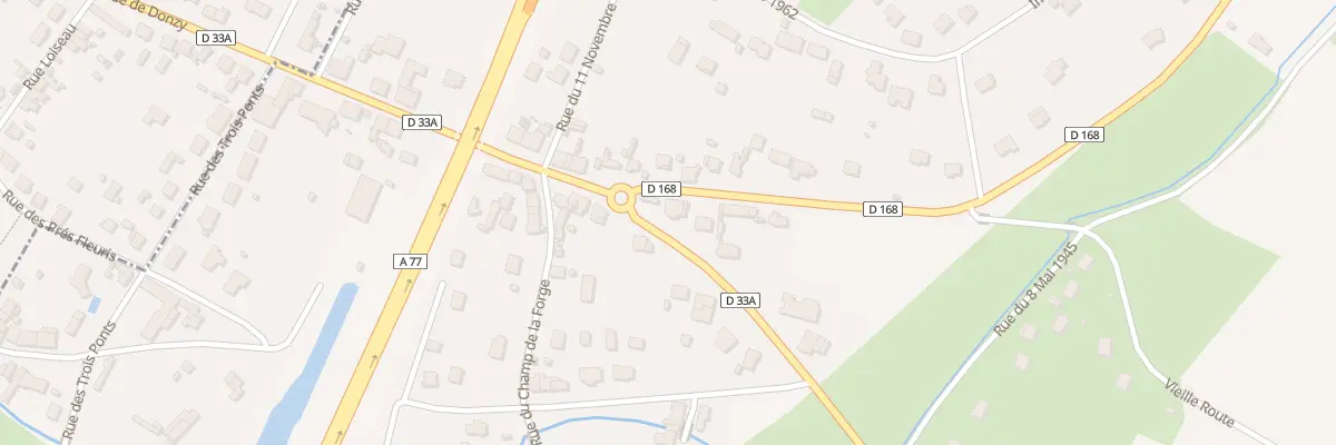 Plan du 13 Rte de Donzy à Saint-Père