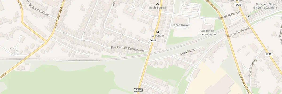 Plan du 30 Rue Camille Desmoulins à Hénin-Beaumont