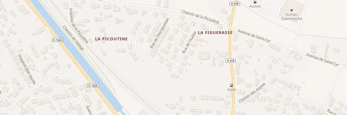 Plan du 12 Rue de l’Aubier à Sallèles-d’Aude