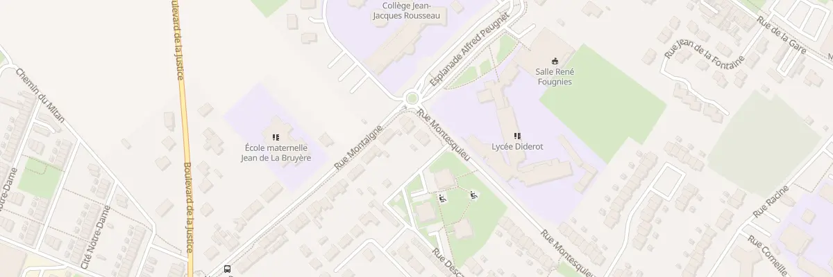 Plan du 6 Rue Montesquieu à Carvin