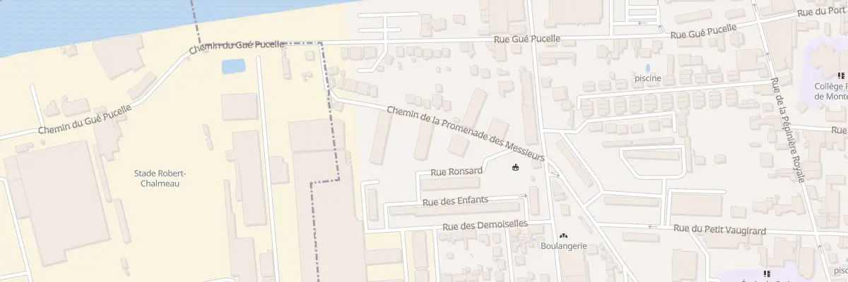 Plan du 5 Che Promenade Messieurs à Montereau-Fault-Yonne