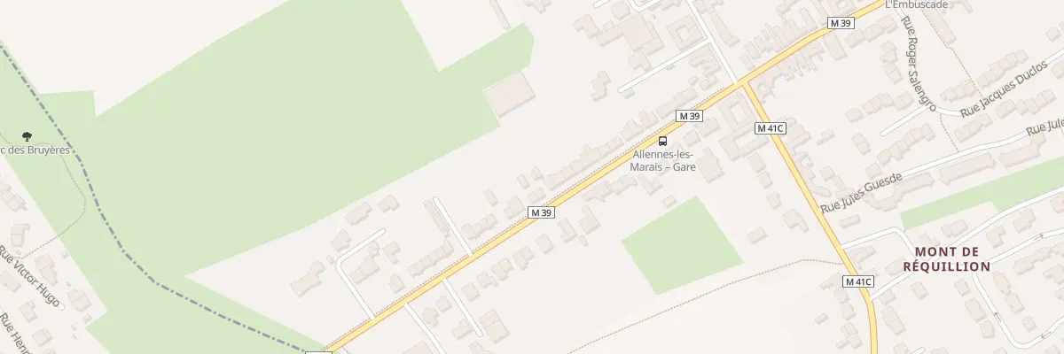 Plan du 103 Rue du Général De Gaulle à Allennes-les-Marais
