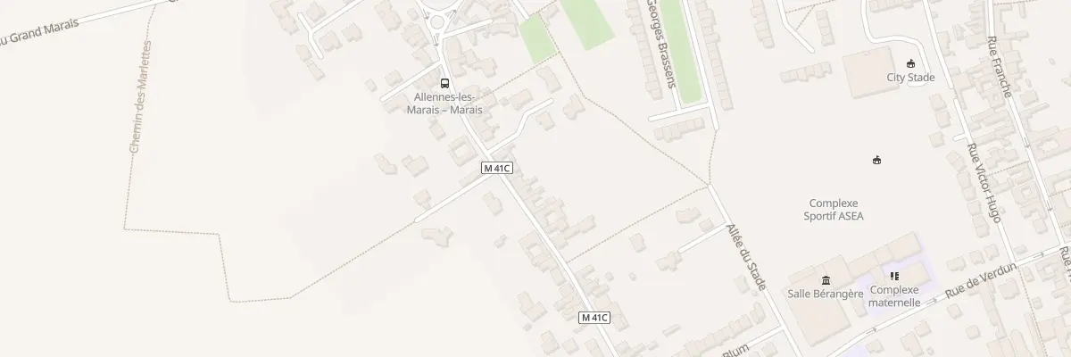 Plan du 54 Rue du Marais à Allennes-les-Marais