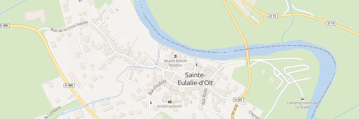 Plan du 5014 Sainte Eulalie d’Olt à Sainte-Eulalie-d’Olt