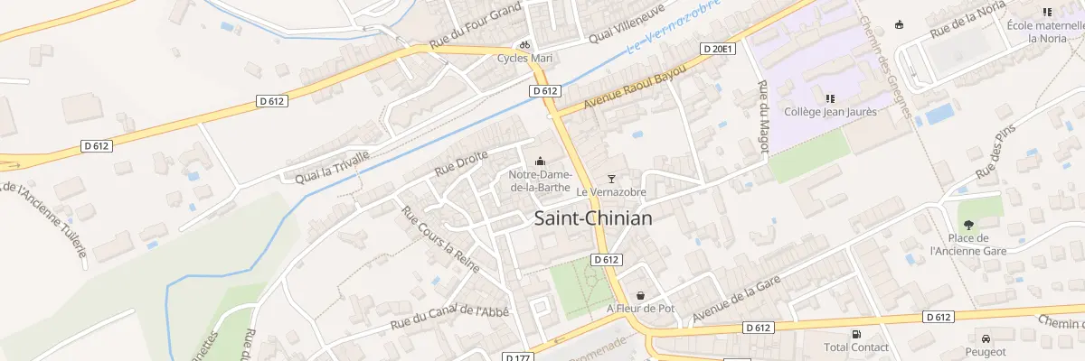 Plan du 6 Rue de l’Eglise à Saint-Chinian