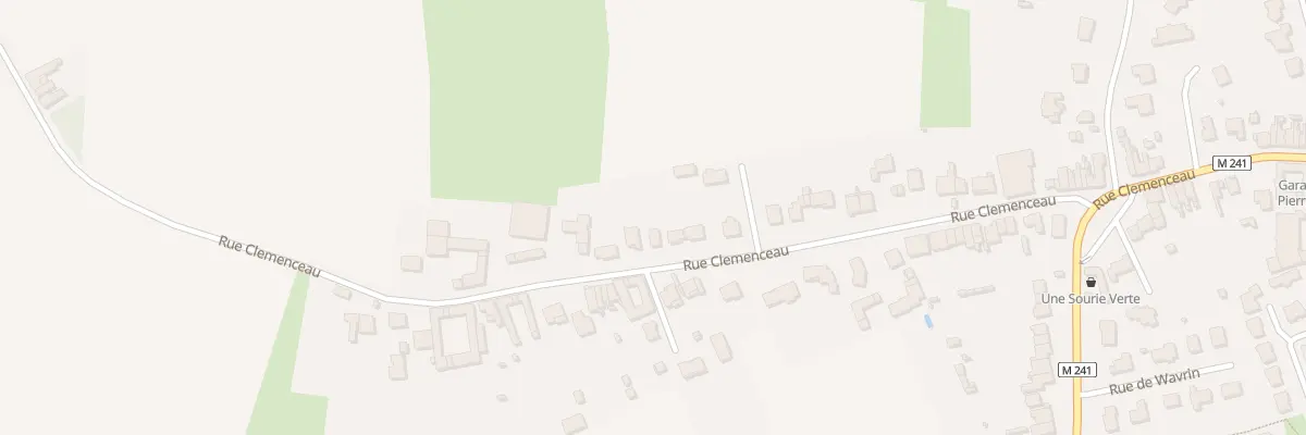 Plan du 100 Rue Clémenceau à Santes