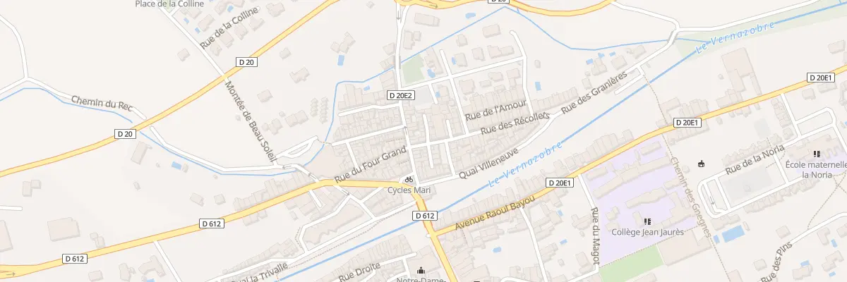 Plan du 1 Rue du Plô à Saint-Chinian