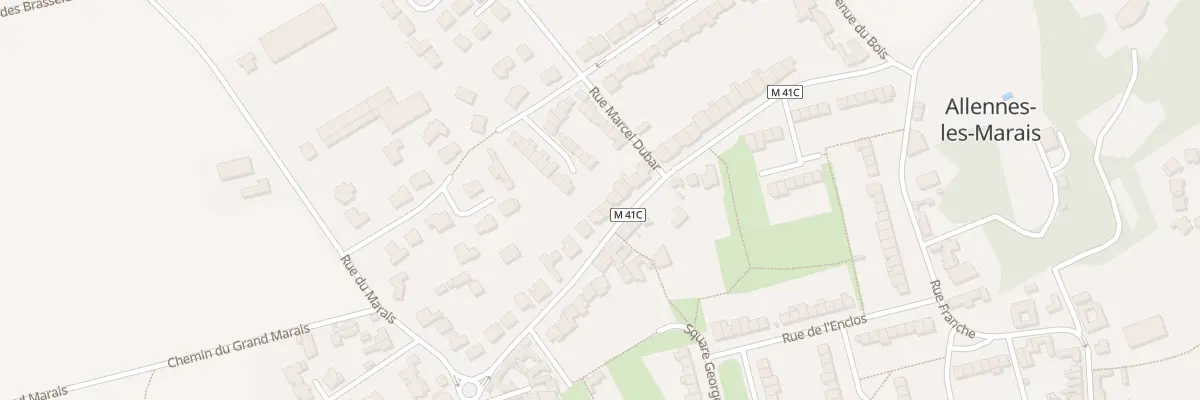 Plan du 19 Rue de la Rive à Allennes-les-Marais