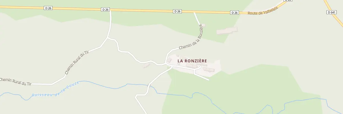 Plan du 5079 La Ronziere à Compains