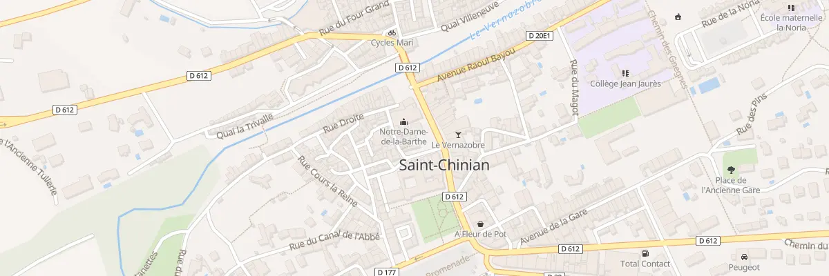 Plan du 8 Pl de l’Ancien Marché à Saint-Chinian